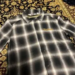 シアーシャツ　オンブレシャツ　ビンテージ　90s