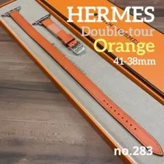 【美品】apple watch HERMES ドゥブルトゥール オレンジ 41m