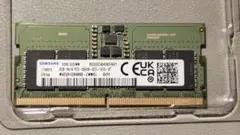 Samsung SODIMM DDR5 8GB メモリ 5600MHz 1枚