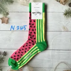 新品ハッピーソックス　メンズ　N245