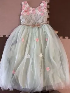 発表会　ドレス　グリーン　サイズ130
