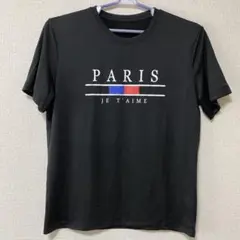 PARIS JE T'AIME 黒 Tシャツ M〜Ｌ