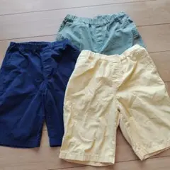 UNIQLO 半ズボン 3色セット 150サイズ