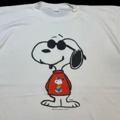 90s スヌーピ　ジョークール　アニメT キャラクターT ビンテージTシャツ