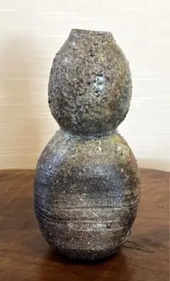 瓢型花生　伊賀焼　西山窯　坂本俊人作　箱入り