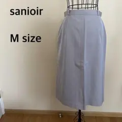 【sanioir】ミモレ丈スカート/グレージュ/シンプル/無地