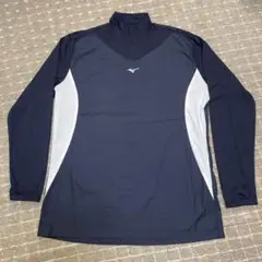ミズノ シャカシャカ アンダーシャツ ネイビー Oサイズ 極美品