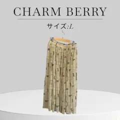 CHARM BERRY プリーツスカート Lサイズ