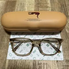 眼鏡市場 CRAPT CRP-3043 メガネ クリアブラウン ウェリントン