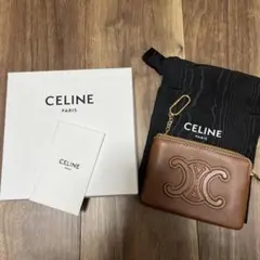 セリーヌ トリオンフ カードケース CELINE ブラウン 新品