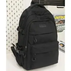 【残り1点】ZARAジャンル 海外ブランド ビジネスPCリュック 多機能 黒