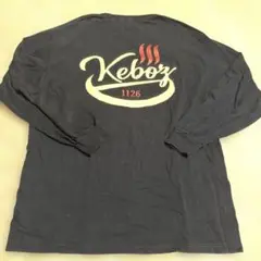 Keboz ブラック 長袖カットソー L FROCLUB × KEBOZ
