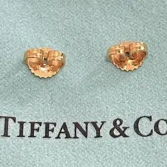 Tiffany ティファニー ピアス キャッチ イエローゴールド 18金