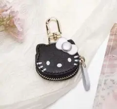 新品　キティ　コインケース　ブラック　キーホルダー
