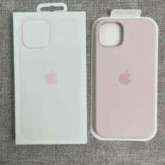 「新品未使用」iPhone 13用ライトピンク シリコンケース MagSafe