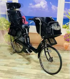 4597 電動自転車ブリヂストン子供乗せ 26インチ ハイクオリティ ブラック