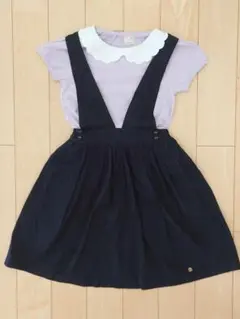 プティマイン　Tシャツ＆ジャンパースカートセット