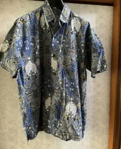 バティック メンズ 半袖 シャツ インドネシア フォーマル ビジネス 衣装