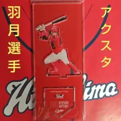 カープ羽月隆太郎選手アクリルスタンドアメフトユニフォーム2025B新デザイン♪