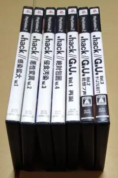 .hack// PS2ソフト 7点セット ドットハック