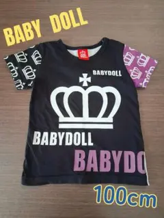 BABYDOLL ベビードール 半袖Tシャツ 100cm