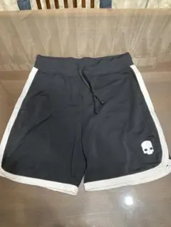 HYDROGEN ハーフパンツ XL ブラック スカル