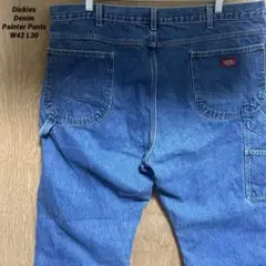 Dickies ディッキーズ デニムDenimペインターパンツ W42L30 ②