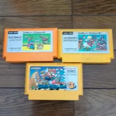 ファミコンソフトマリオブラザーズ等3本セット