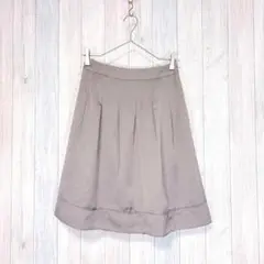 【INDIVI】フレアスカート オケージョン きれいめデザイン M