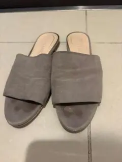 NINA RICCI グレー スライドサンダル