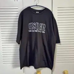新品タグ付き GISHER TEE カットソー 黒Tシャツ ギッシャー ぎし