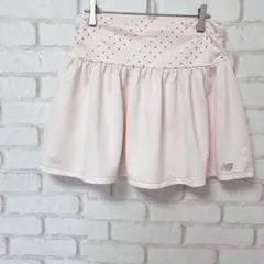 NB New Balance ミニスカート　スポーツウェア　テニス　ドット　L