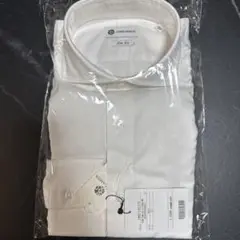 【新品未使用】CAMICIANISTA 白無地 長袖ワイシャツ 37