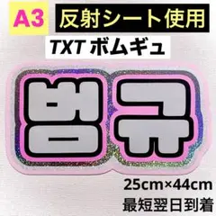 txt トゥバ ボムギュ A3 ネームボード