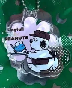 ジョイフル　オラフ　コラボ　アクリルキーホルダー　スヌーピー