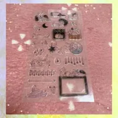 クリアスタンプ　スタンプ　ハンコ　透明　クリア　猫　ネコ　ねこ　手帳デコ