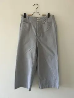 MHL マーガレットハウエル　ストライプ ワイドパンツ