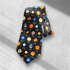 美品 MUSEUM ARTIFACTS ネクタイ 天体 太陽系 惑星 宇宙