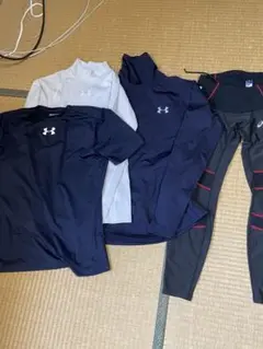 Under Armour トレーニングシャツ 4点セット ネイビー