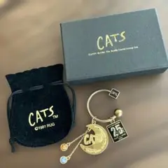 劇団四季　CATS 25周年記念キーホルダー 箱入りポーチ付き　チラシ4枚付き