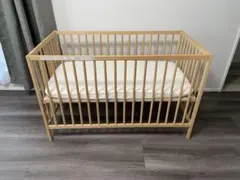 IKEA ベビーベッド マットレス カバーセット