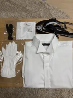【結婚式】新郎シャツ+小物5セット