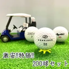 701・ロストボール ブランド色々 ホワイト 200球B