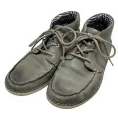 【美品】アグオーストラリア (25) ショートブーツ モカシン ビブラムソール