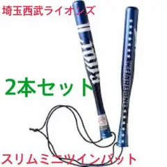 埼玉西武ライオンズ◾️ スリムミニツインバット◾️2本セット◾️バラ売り不可