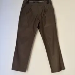 LOUNIE ブラウン カジュアルパンツ タック入り　３８