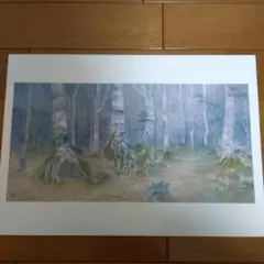 野地 美樹子 限定版画 額装 ☆ 直筆サイン・エディション有り