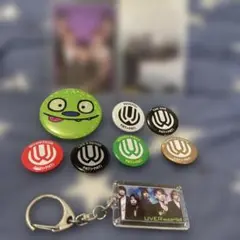 UVERworld バッジセット　キーホルダーカード付き
