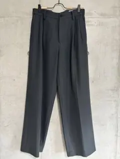 IRENISA 24ss TWO TUCKS WIDE TROUSERS 2
