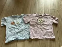 しろたん　半袖Tシャツ　2枚セット　90cm